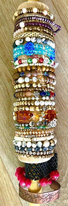 Lot Of 42 Bracelets Free Shipping Lots Of Nice Beads Copper All Good gallery