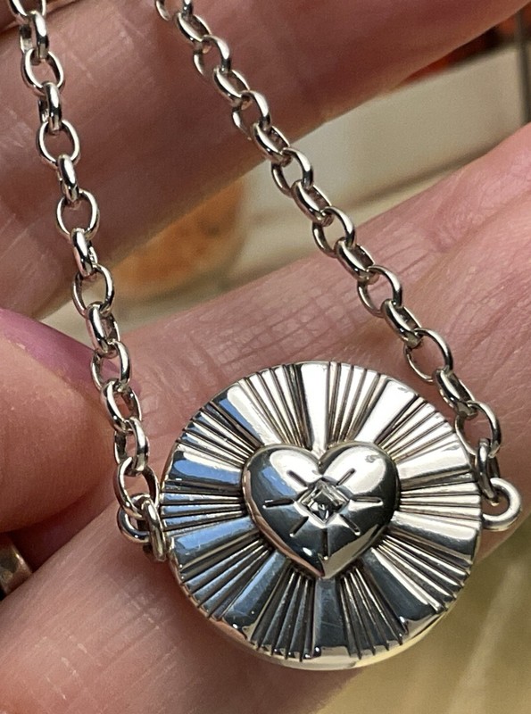 NWT GORGEOUS BRIGHTON CELESTE HEART BRACELET - ADJUSTABLE & REVERSIBLE! MRSP $52 gallery