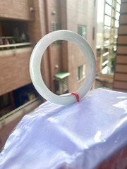 【JadeiteBird】56mm 100% Natural Grade A Jadeite Jade Bangle Bracelet