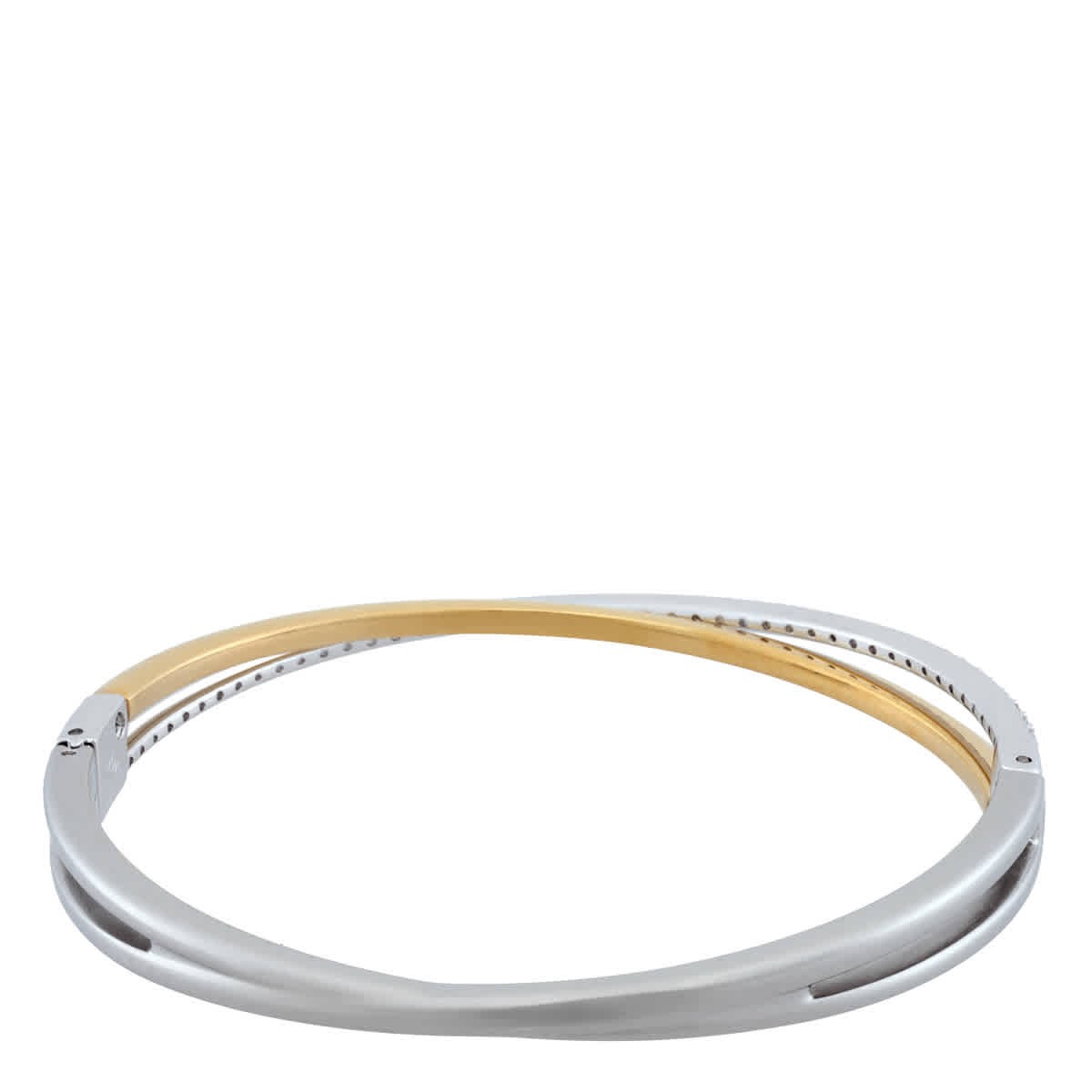 Swarovski Mixed Metal Hyperbola Bangle, Size S gallery