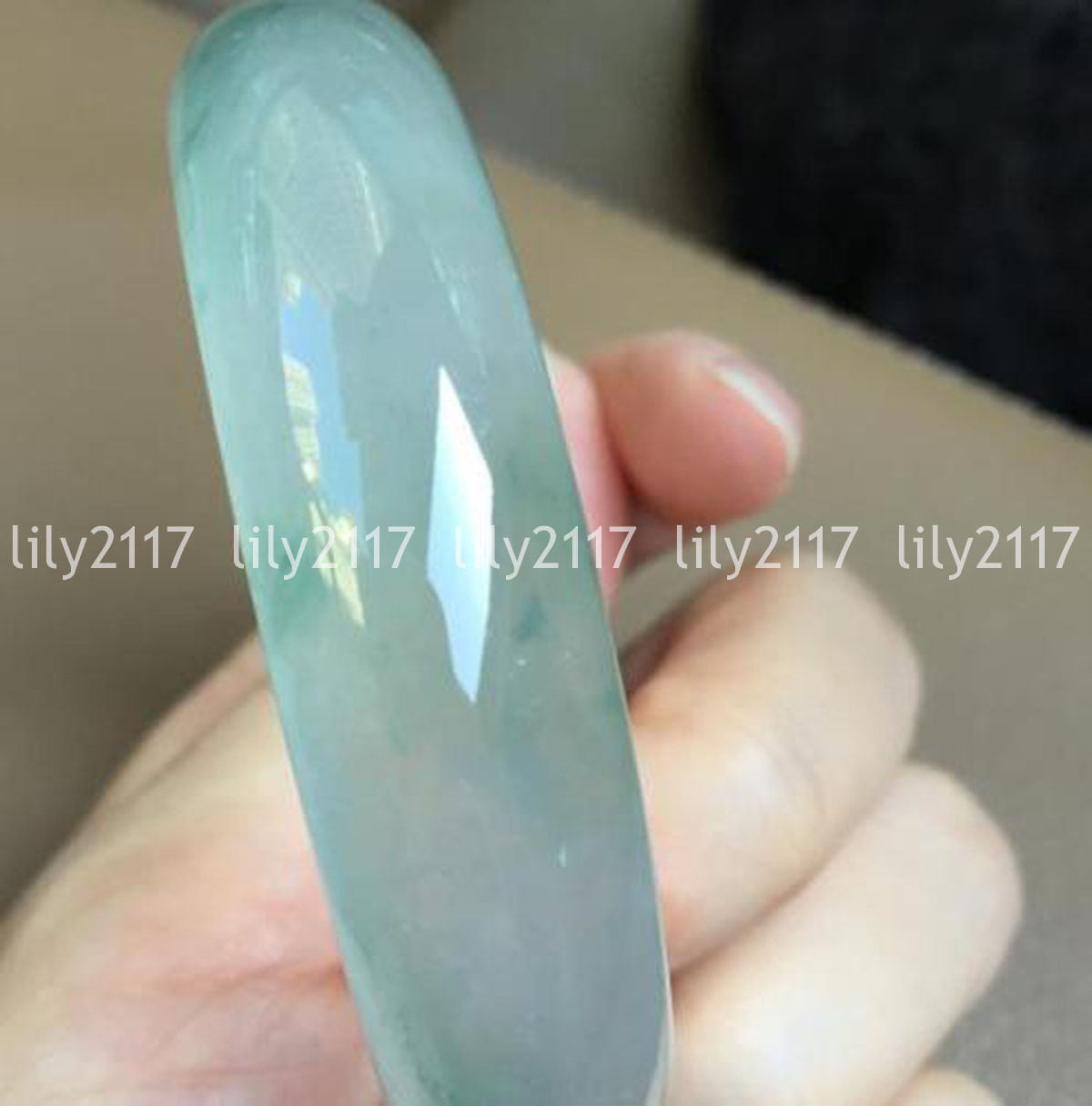 Genuine Natural Green Jadeite Jade Gemstone Bangle Bracelet 56-66mm Jewelry gallery