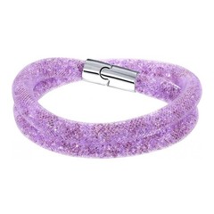 Swarovski 5140103 Women’s Stardust Mauve Double Wrap Bracelet