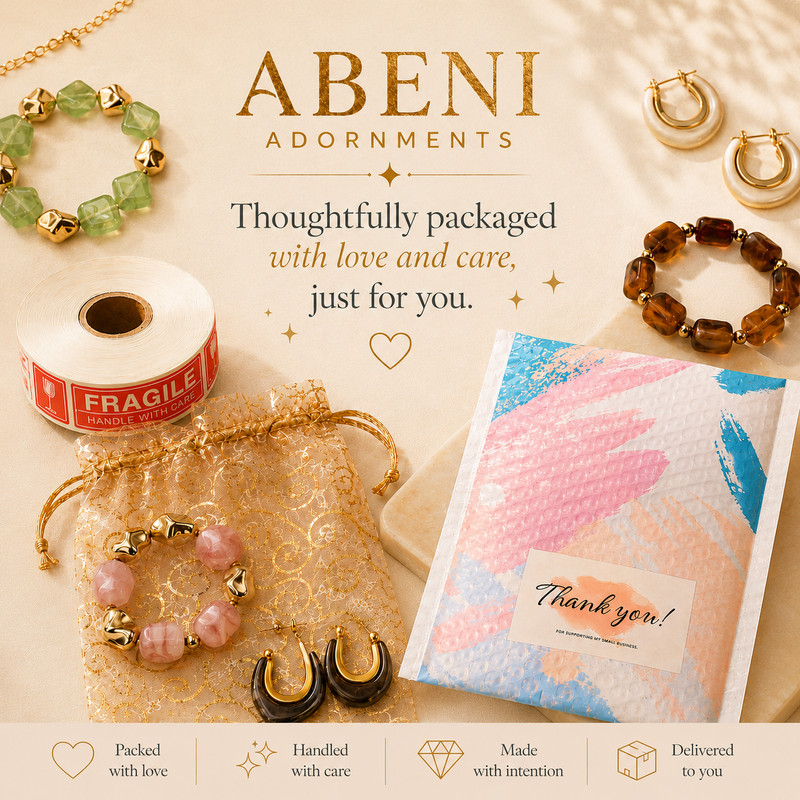 Milk Clear Marula Chunky 3pc Resin Stretch Bracelet Set Gold Tone - Abeni gallery