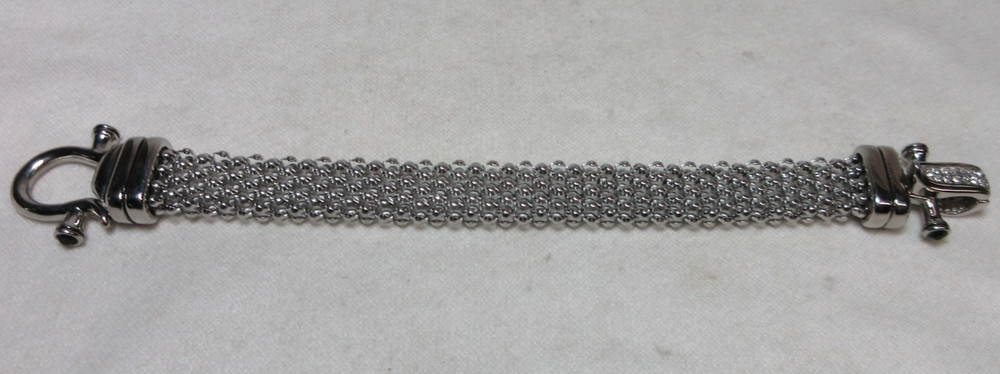 DSMK STAINLESS POPCORN MESH BRACELET #57