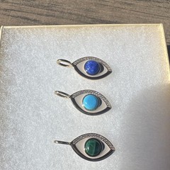 Melanie Auld evil eye pendant charms, set of 3!! Popular style, htf pieces!