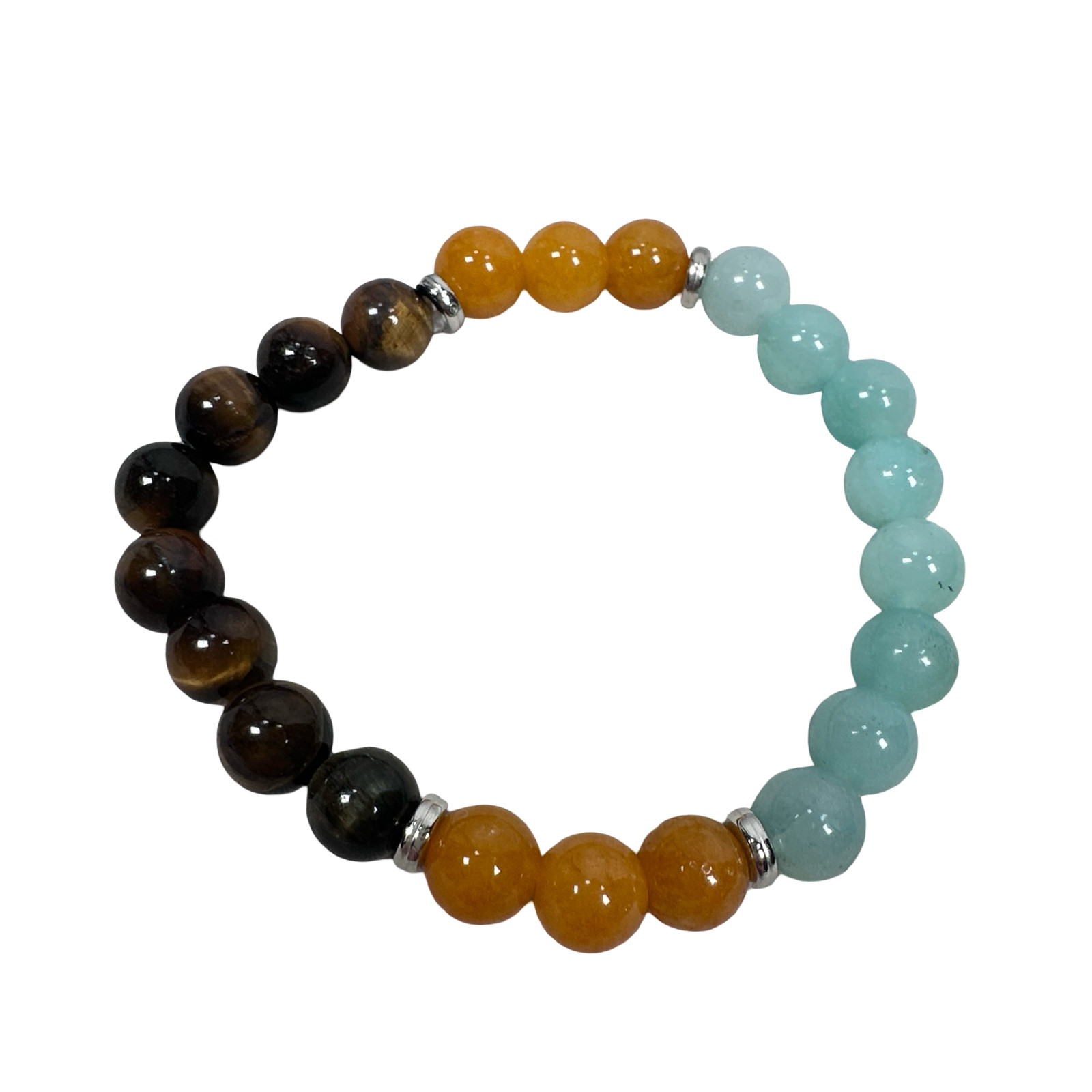 Plastic Bead Stretchy Elastic Bracelet Mixed Color Fashion Jewelry Boho Lot of 4 gallery