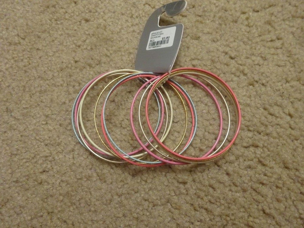 Forever 21 Bangles Bracelets Set Of 12 Pretty Colors