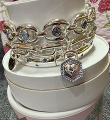 Bomb Party Summer Stack 2026 – “Locked in Luxe” Silver Plating heart lock stack