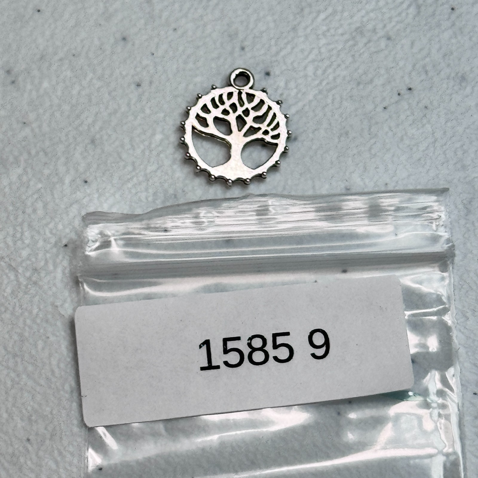 Silver Tone Bracelet Charms tree of life nature plant 1585-9 gallery
