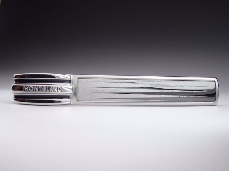 Montblanc Asymmetric Tie Pin Bar Limited Edition Iconic Montblanc Style Elegant gallery