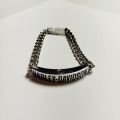 Harley-Davidson Mens Curb Chain Bracelet 34B00155-9 Stainless Steel