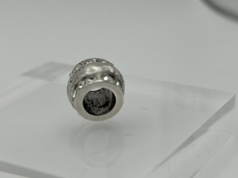 Brighton Sister Charm Silver Tone Crystal Bead Spacer Add a Bead gallery