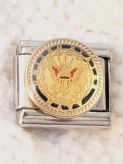 AUTHENTIC Forever Charms United States Navy Seal Italian Charm Classic 9mm K180