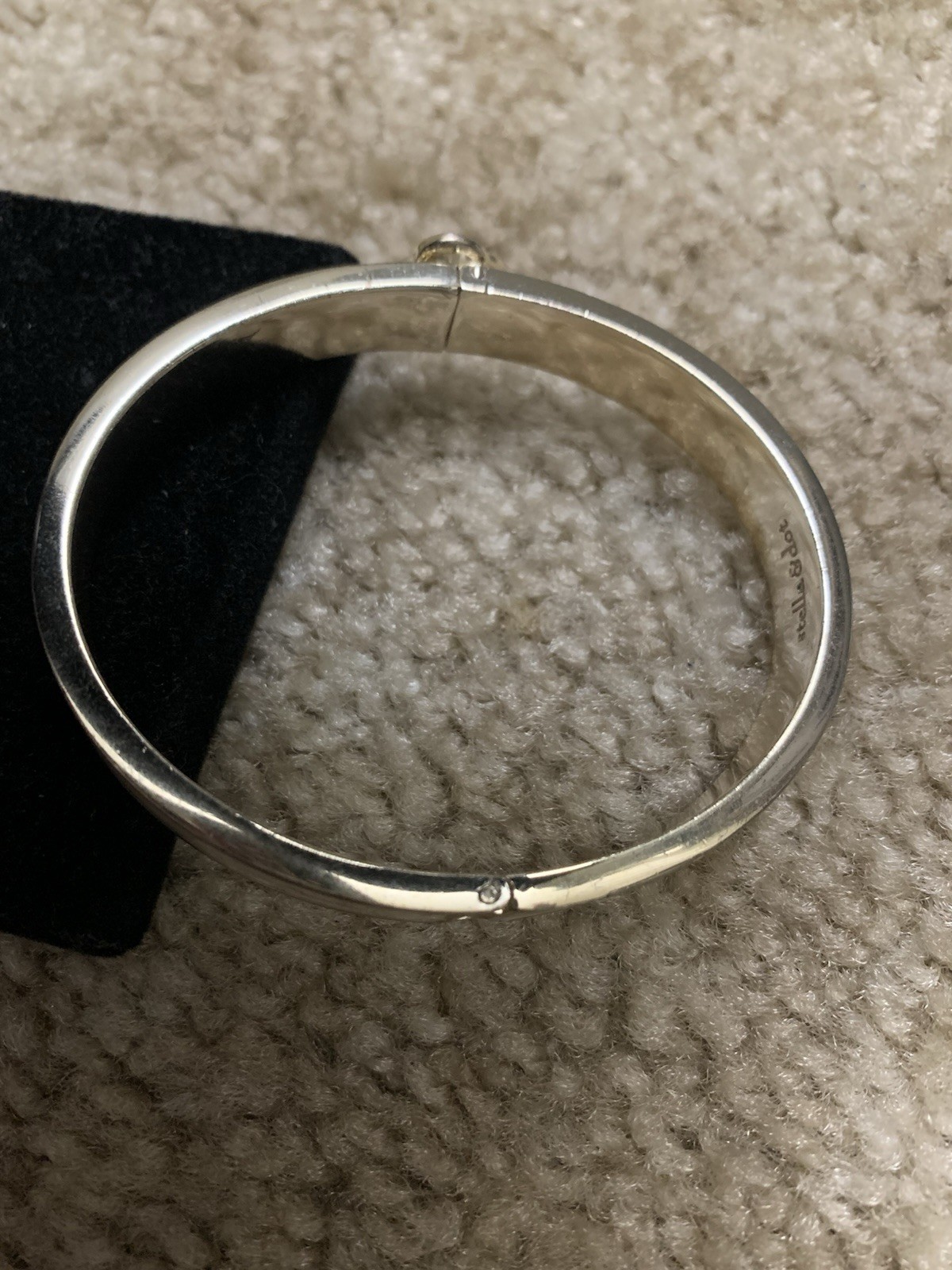 Stella & Dot White Push Lock Bracelet gallery