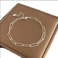 Womens Fashion Jewelry Bracelet Silver Link Chain Bracelets Petite Links 101