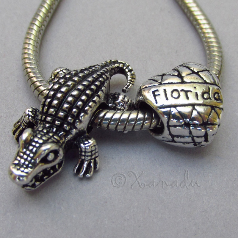 Florida Gators European Beads - University Of Florida Beads For Charm Bracelets gallery