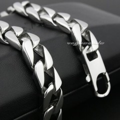 Fashion Stainless Steel Cuban Chain Bracelet Charms Jewelry Chain 5A002A BZ