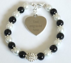Engraved Personalised Melanoma Cancer Awareness Bracelet Charity Fundraising