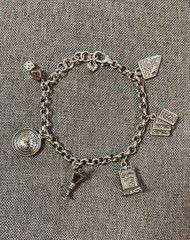 Brighton Viva Las Vegas Nevada State Casino Charm Bracelet with Bag