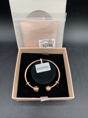 NEW – Pandora Moments Open Bangle Bracelet 14k Rose Gold-plated RARE