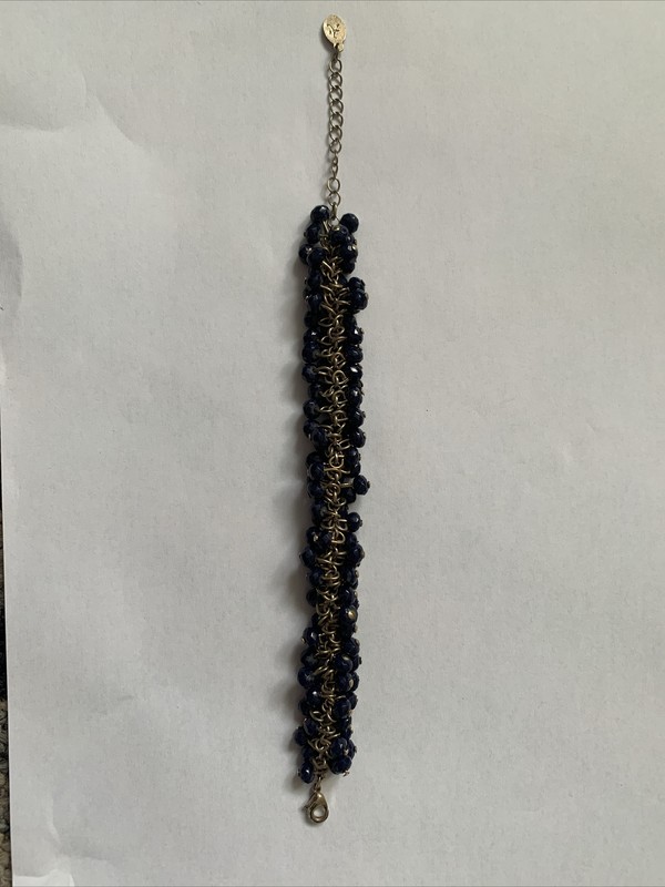Accessorize Cobalt Blue Glass Bead Bracelet gallery