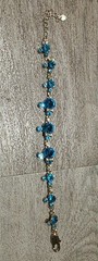 Rhinestone Gold Filled Bracelet 7.5-8 inches.Free Shipping. Now $45.99