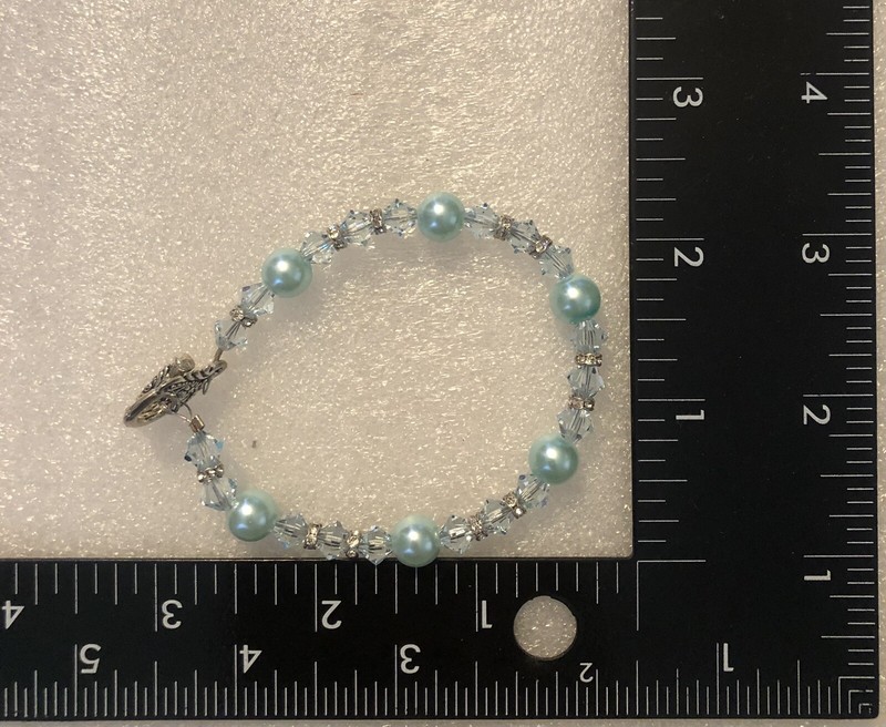 Modern Blue Beaded Glam Bracelet Fashion Jewelry GO1.51D2023 gallery