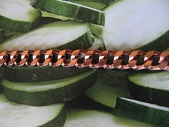 Men’s 9 1/2 Inch Solid Copper Bracelet CB626G – 5/16 of an inch wide.
