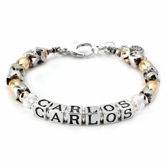 STERLING SILVER ELISA ILANA MOTHERS BRACELET- CARLOS NWT