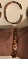 Handmade Copper Magnetic Bracelet (0.7 Oz, 20g, 6.15” long) Adjustable Unisex