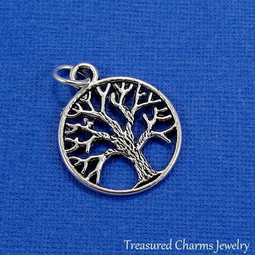 Silver TREE OF LIFE CHARM Nature Branch PENDANT gallery