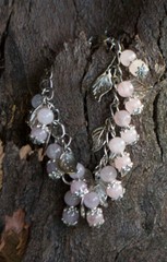 Rose Quartz Bracelet Gemstone Crystal Healing Bracelet Charm Handmade Pink 8 mm