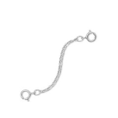 Women’s 925 Sterling Silver Polished 2 Safety Chain – Everyday, Date Night | Sel