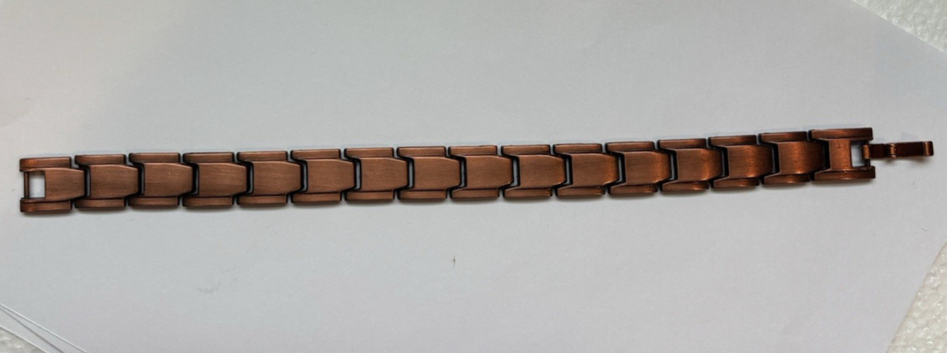 Unisex Copper Magnetic Bracelet - Arthritis Pain Therapy Energy - Cuff Bangle gallery