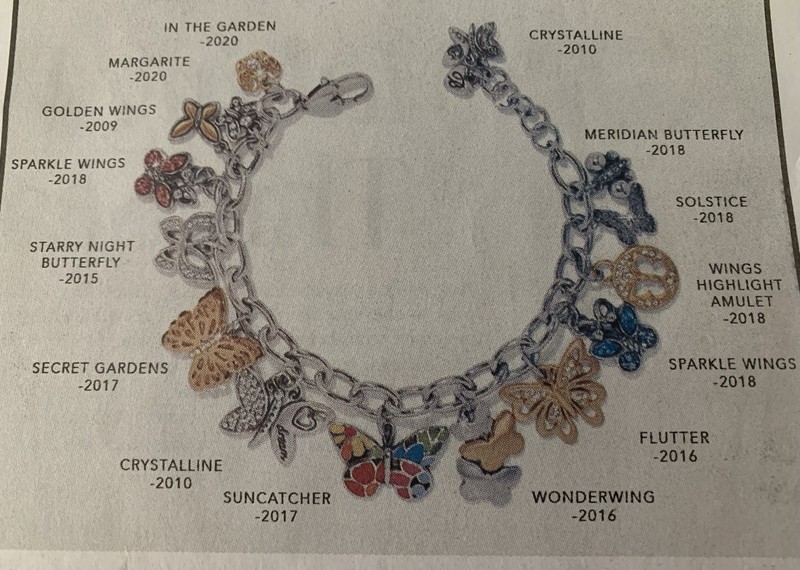 Brighton STARRY NIGHT & MARGARITE BUTTERFLIES 2015/2020, Sz 7.5-8 Inch gallery