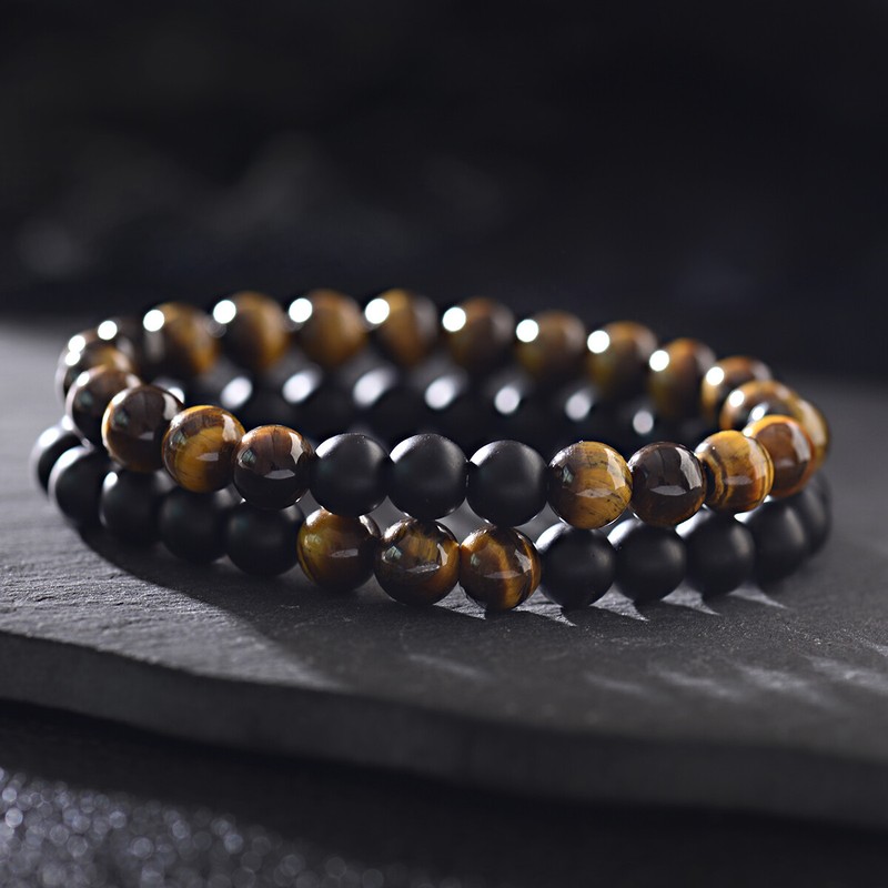 Energy Healing Stretch Bracelet Natural Stone Multi-Style Bracelet For Men Women gallery