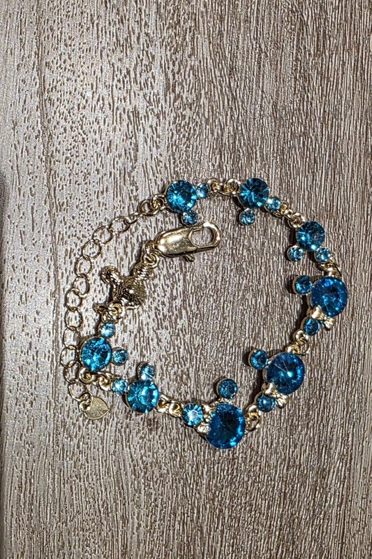 Rhinestone Gold Filled Bracelet 7.5-8 inches.Free Shipping. Now $45.99 gallery