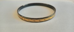 Elegant Black ,gold Lines Decorative Bangle Bracelete Women Accessories Jewelry