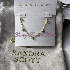 ✨New Kendra Scott Amelia Gold Crystal Charms Bracelet✨