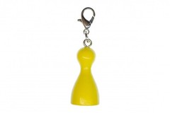 Game Figure Charm Pendant Game Cone Wood Figure Miniblings Board Game Yellow