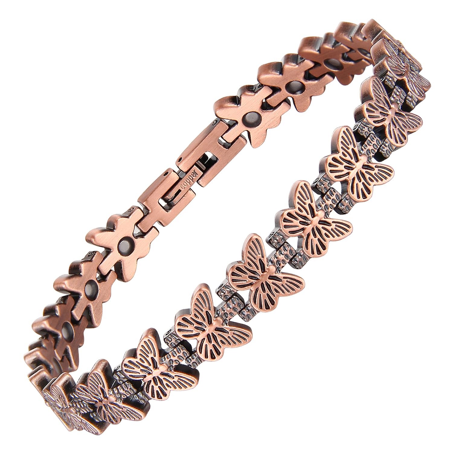 Men's Pure Copper Magnetic Therapy Bracelet Adjustable Pain Relief Arthritis gallery