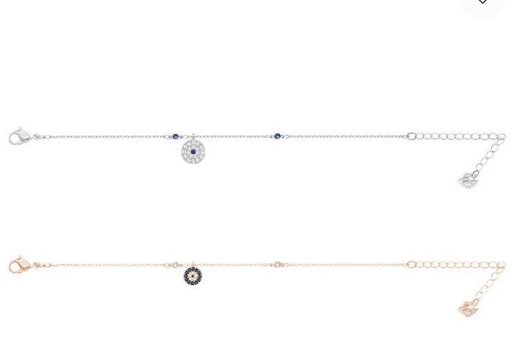 Swarovski Crystal Wishes bracelet Set (2), Evil eye, Multicolored, Mixed metal gallery