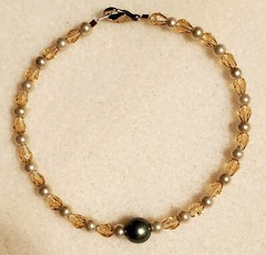 Handmade Elegant Multicolor Bead Bracelet – 8.5″ Length w/ Lobster Claw Closure