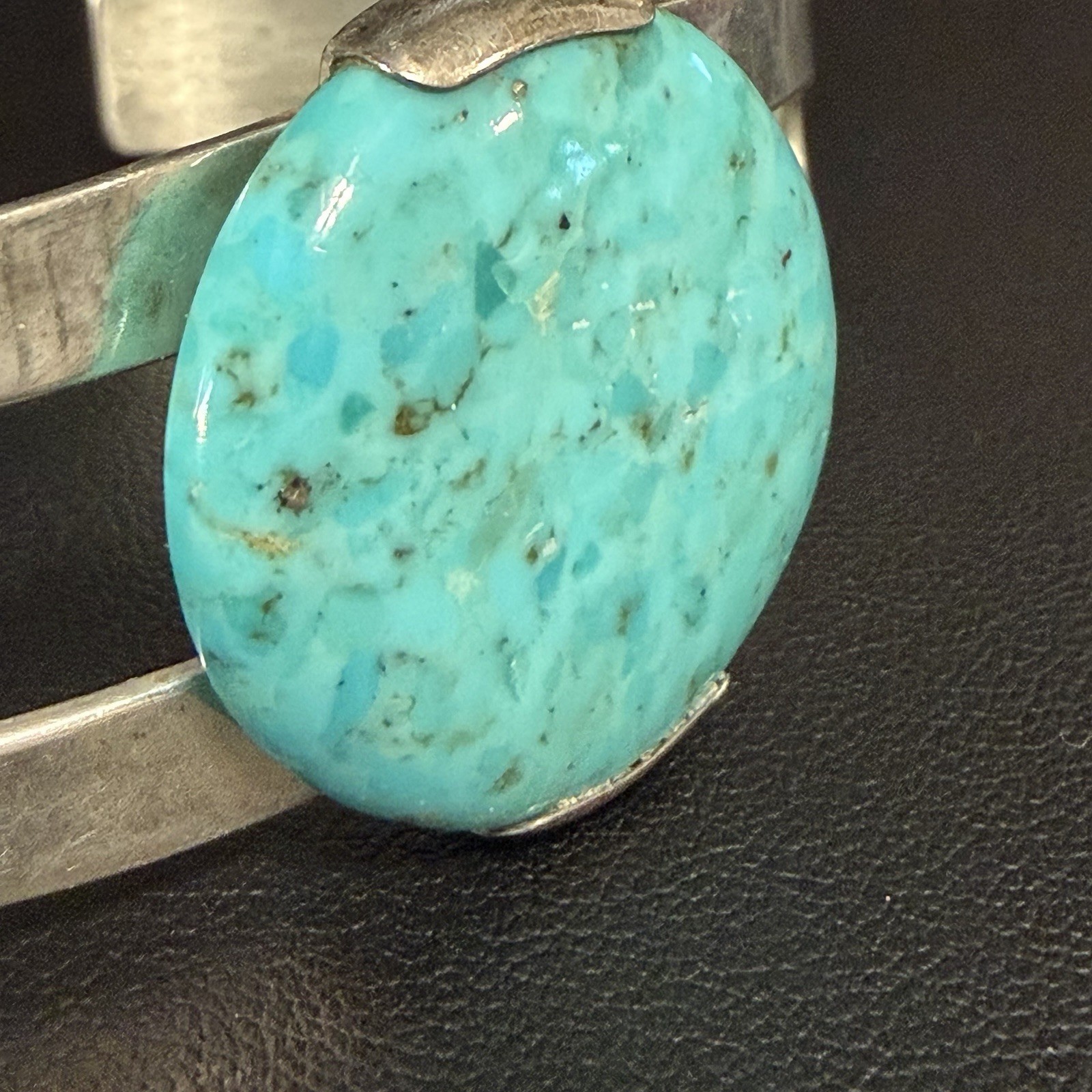 DTR Jay King Sterling Silver & Turquoise Cuff Bracelet 6.5” 27 grams gallery