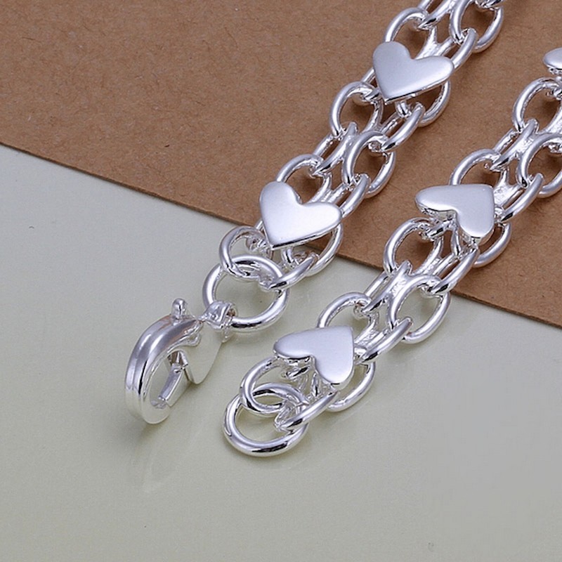 Women's Mens Unisex 925 Sterling Silver Bracelet Size 8 Inches 6MM lobster L23 gallery