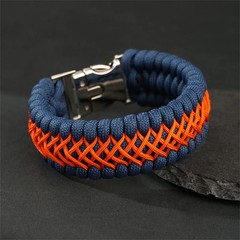 Paracord Rope Bracelet Handmade Magnetic Clasp Outdoor Cord Wrist Jewelry