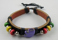 Amazing Elephant Slider Bracelets Assorted Colors Surfer Closing Unisex