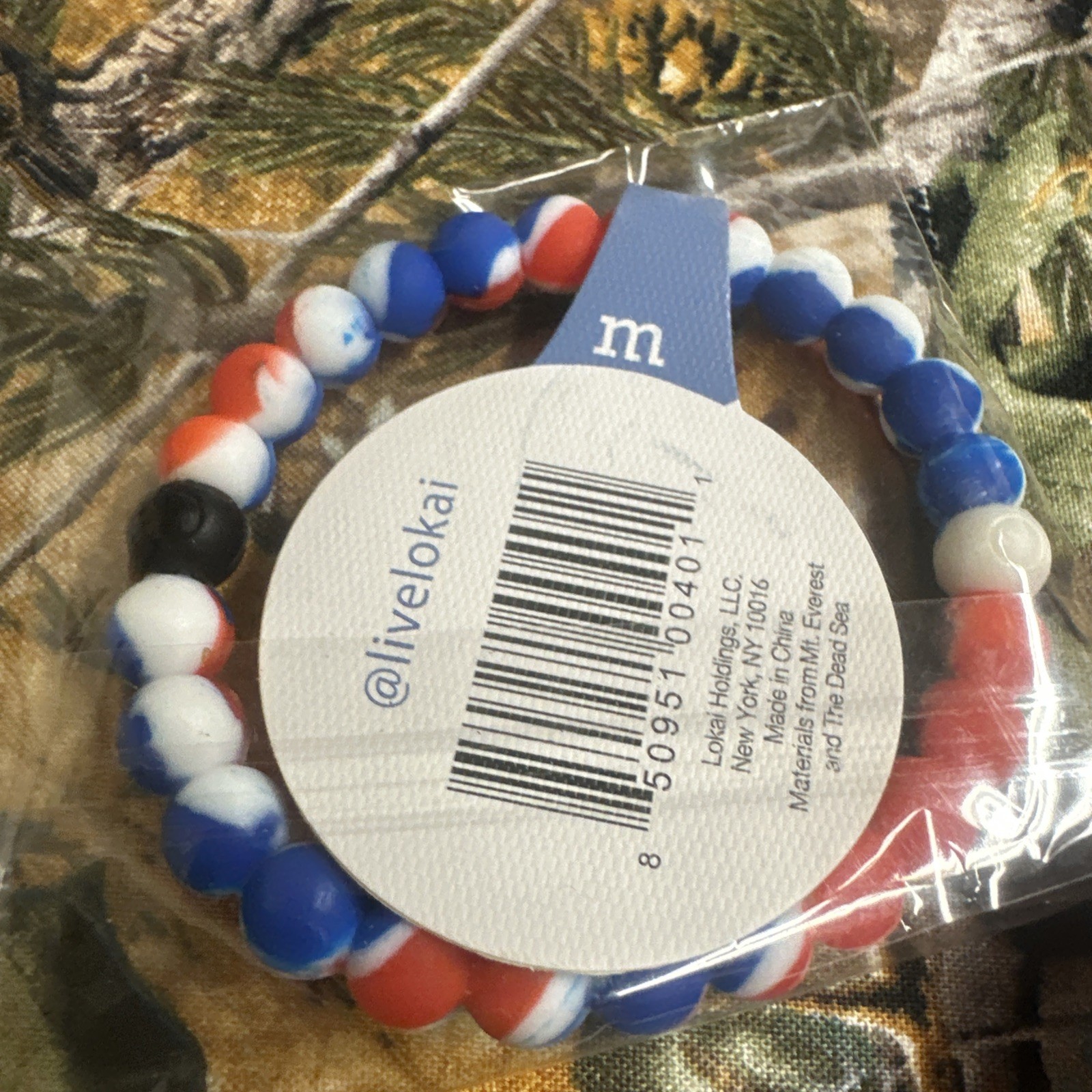 Lokai Bracelet Red/blue Medium gallery