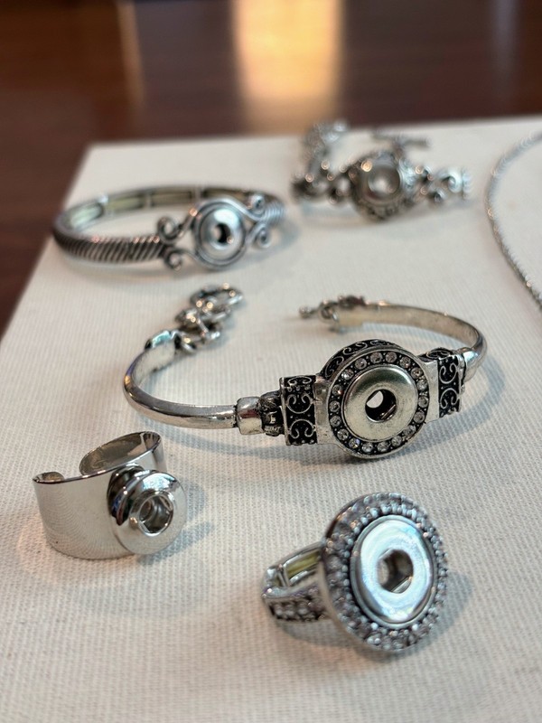 Lot Gingersnaps Petite Ginger Snap silver necklaces bracelets rings charms gallery