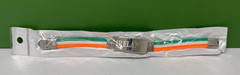 Ireland Flag Silicone Irish Bracelet 8″ Unisex Stainless Steel Nameplate & Clasp